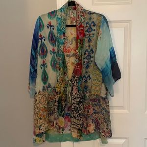 Johnny Was silk kimono